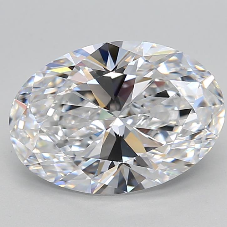 3.02 ct. oval Lab Grown Diamond front image