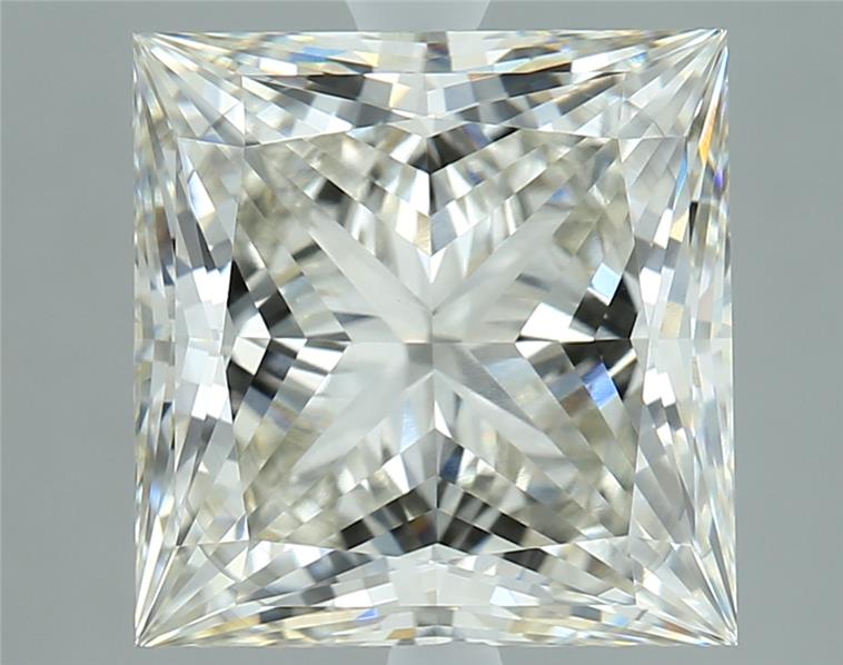 Actual 4.05 carat I Princess lab-grown diamond
