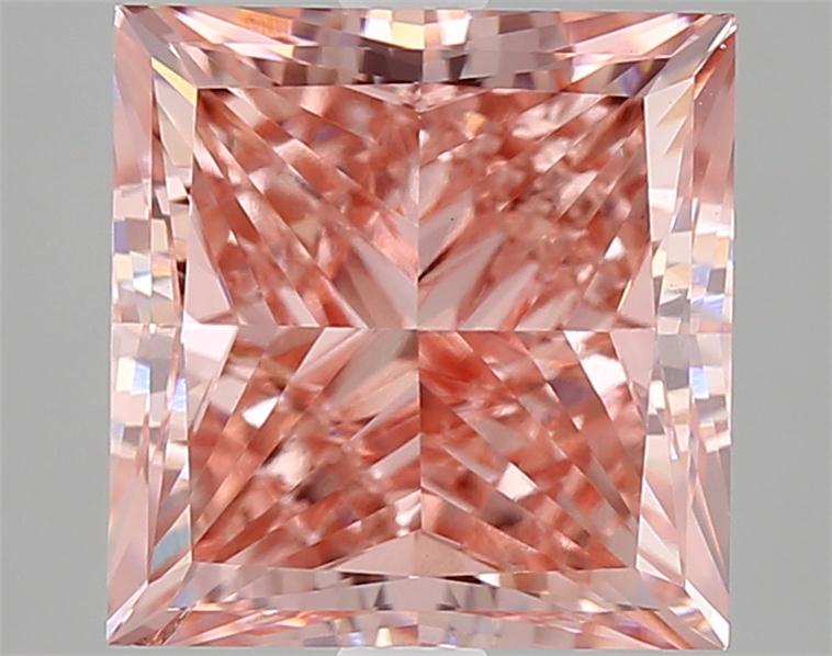 3.70 ct. princess Lab Grown Diamond front image