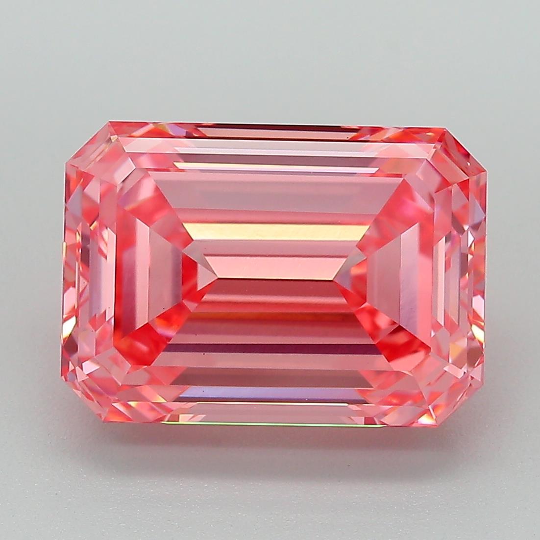 5.52 ct. emerald Lab Grown Diamond front image