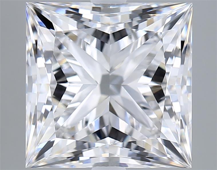 4.58 ct. princess Lab Grown Diamond front image