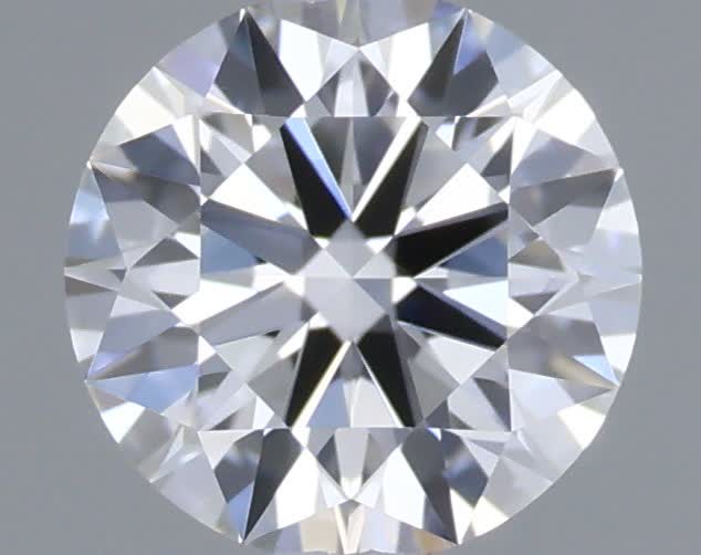 Actual 0.28 carat D Round lab-grown diamond