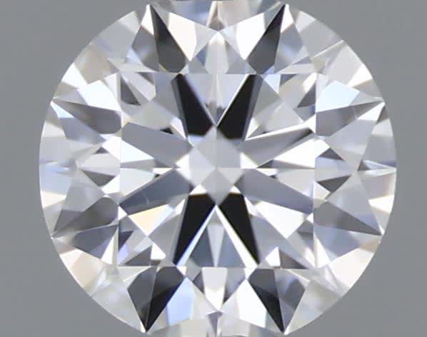 Actual 0.28 carat D Round lab-grown diamond
