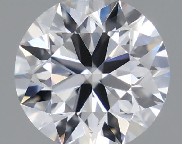 Actual 0.29 carat D Round lab-grown diamond