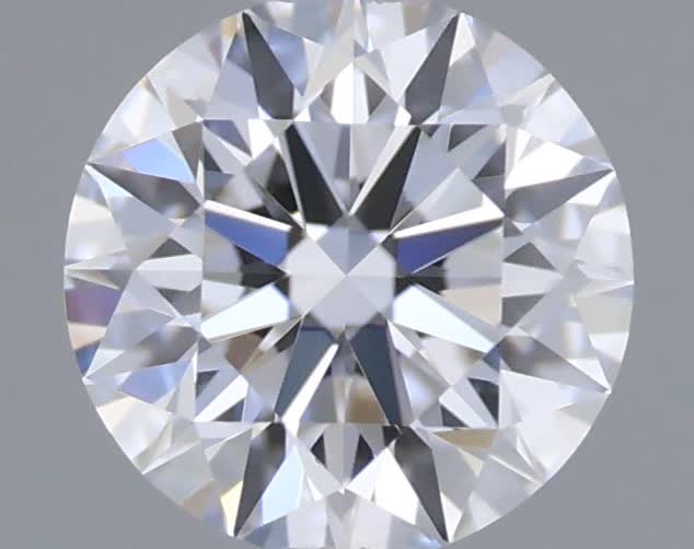 Actual 0.28 carat D Round lab-grown diamond