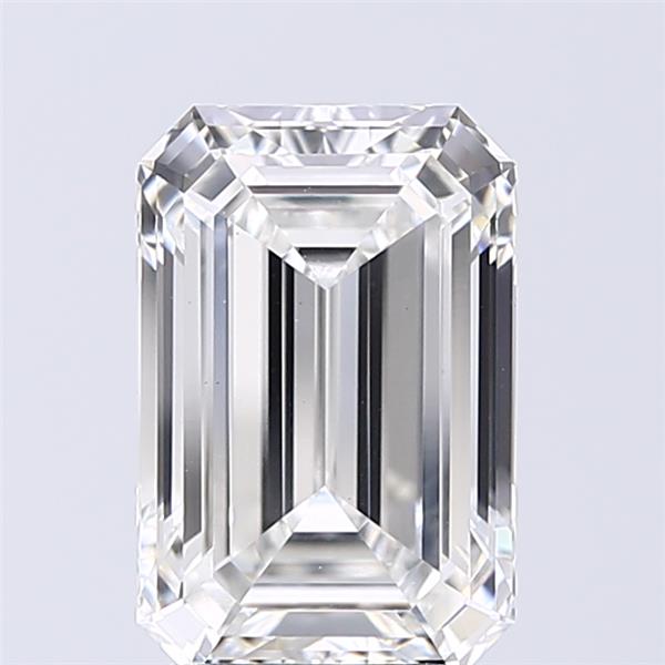 3.02 ct. emerald Lab Grown Diamond front image