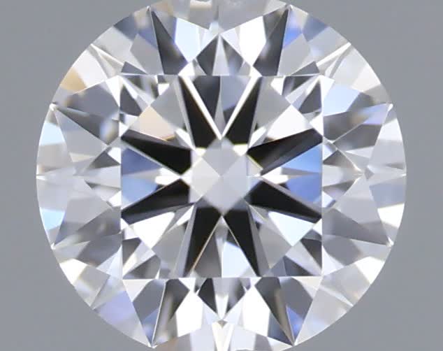 Actual 0.28 carat D Round lab-grown diamond
