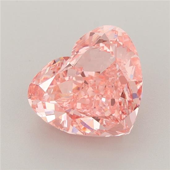 2.54 ct. heart Lab Grown Diamond front image