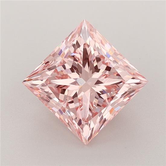 2.16 ct. princess Lab Grown Diamond front image