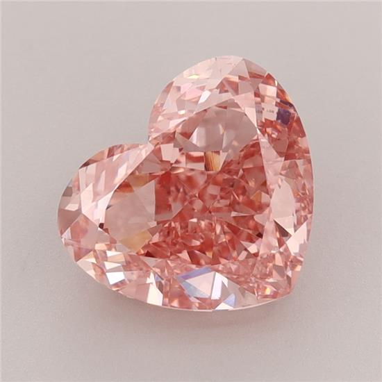 2.84 ct. heart Lab Grown Diamond front image