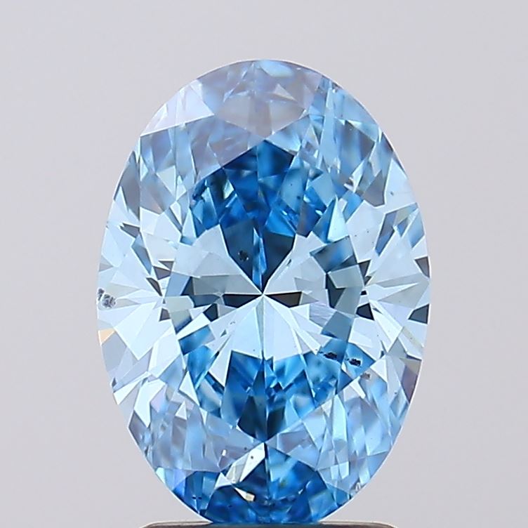 1.95 ct. oval Lab Grown Diamond front image