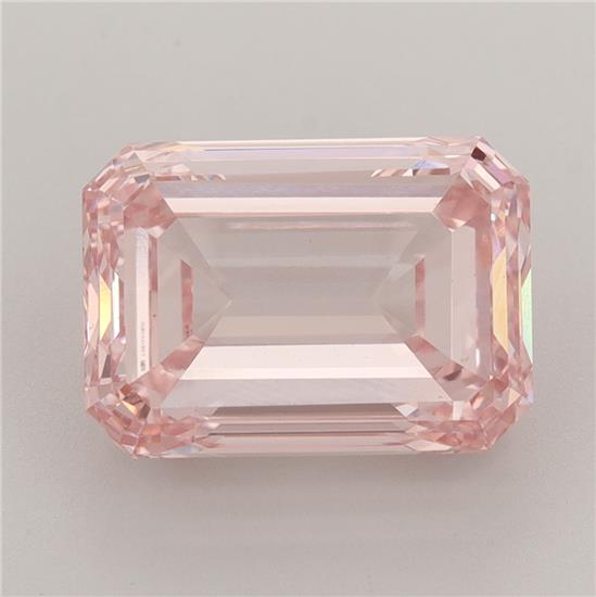 5.90 ct. emerald Lab Grown Diamond front image
