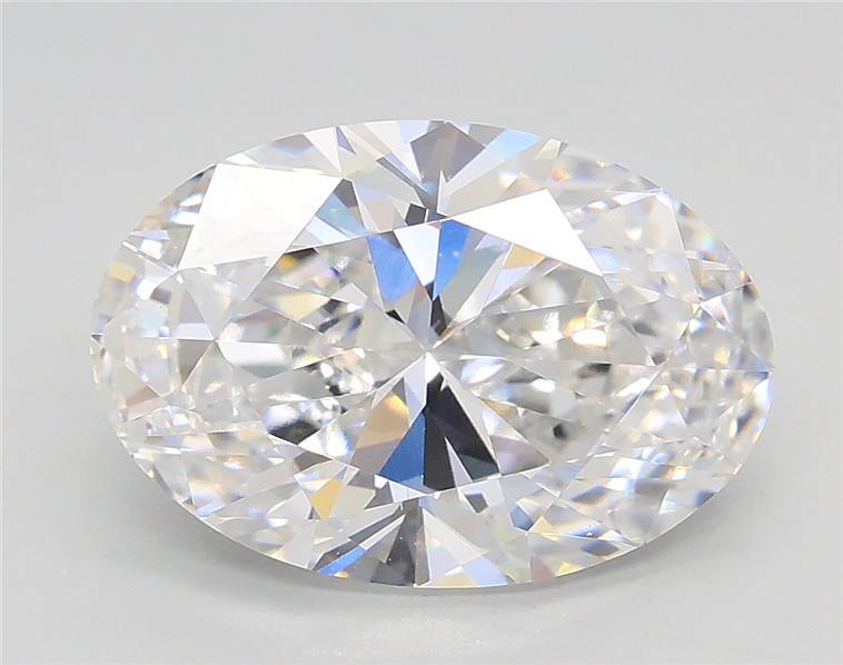 3.02 ct. oval Lab Grown Diamond front image