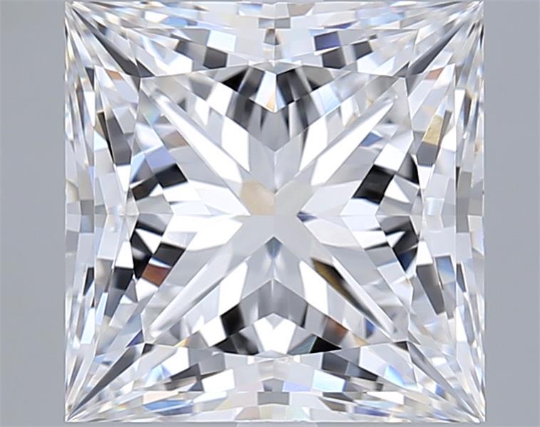 6.07 ct. princess Lab Grown Diamond front image
