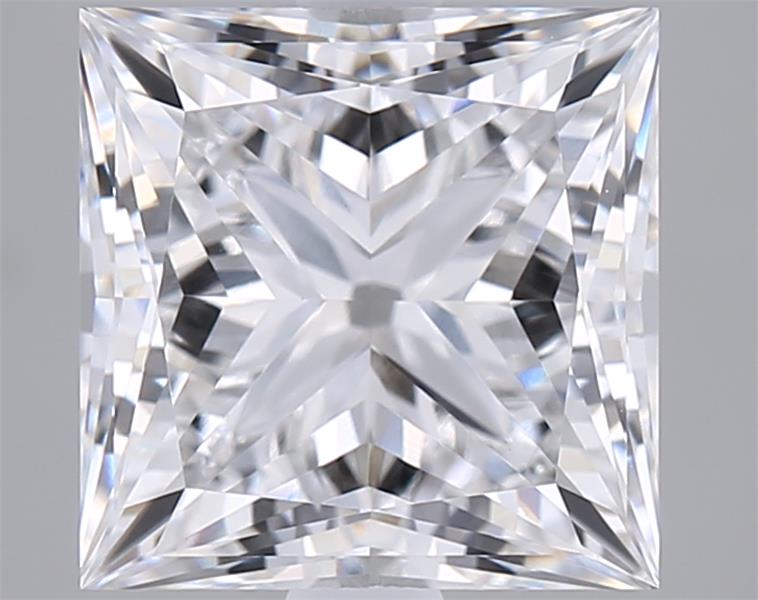 3.15 ct. princess Lab Grown Diamond front image