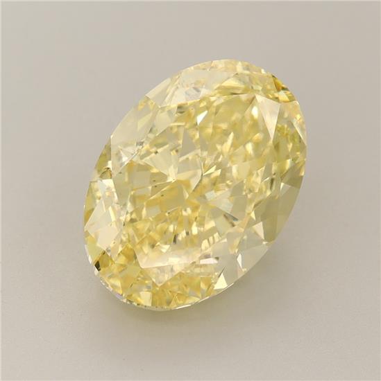 5.36 ct. oval Lab Grown Diamond front image