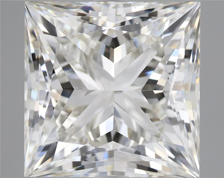 4.02 ct. princess Lab Grown Diamond front image