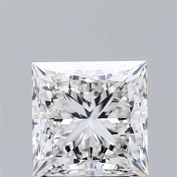 3.15 ct. princess Lab Grown Diamond front image