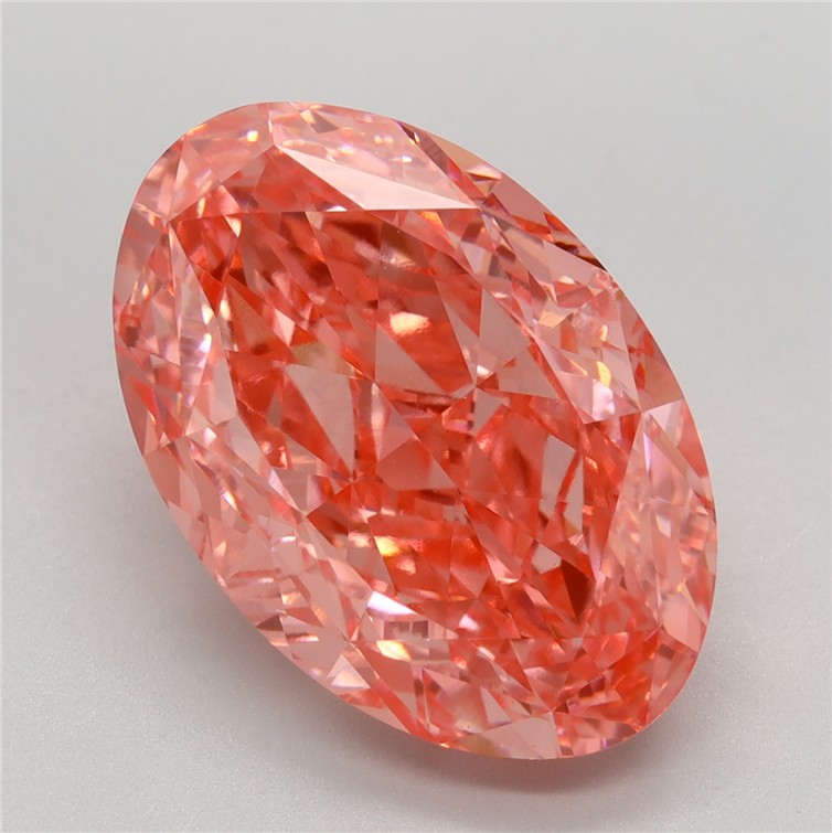 7.43 ct. oval Lab Grown Diamond front image