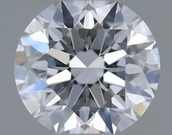 Actual 0.28 carat E Round lab-grown diamond