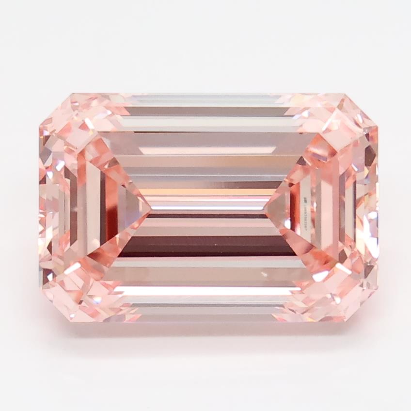5.21 ct. emerald Lab Grown Diamond front image