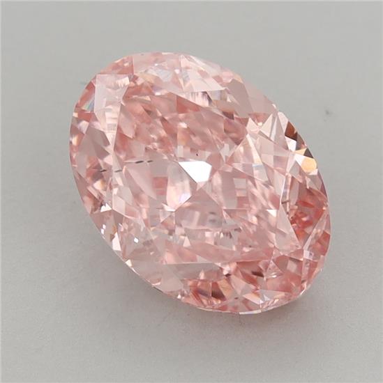 3.42 ct. oval Lab Grown Diamond front image