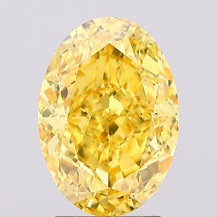 2.81 ct. oval Lab Grown Diamond front image