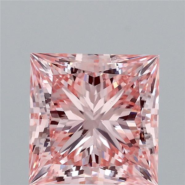 3.42 ct. princess Lab Grown Diamond front image