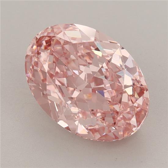 3.04 ct. oval Lab Grown Diamond front image