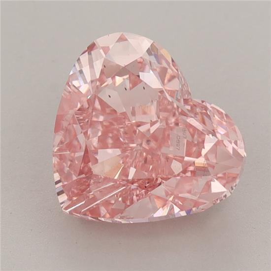 3.43 ct. heart Lab Grown Diamond front image