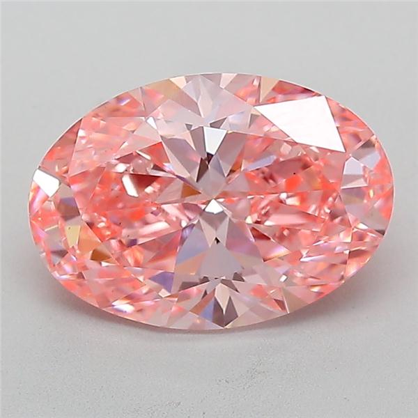 3.09 ct. oval Lab Grown Diamond front image