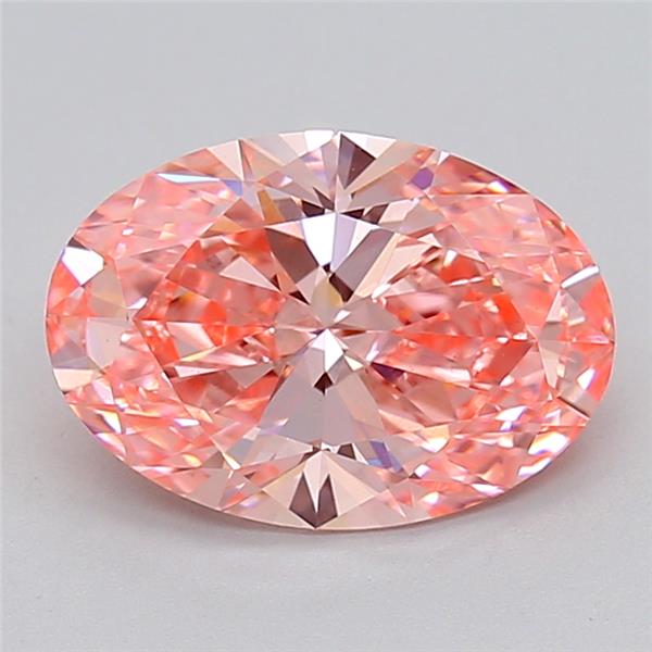 3.09 ct. oval Lab Grown Diamond front image