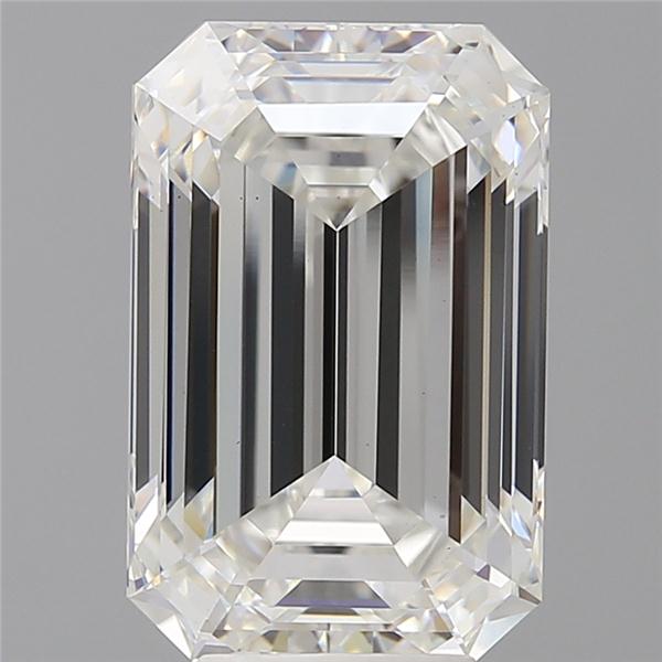 6.58 ct. emerald Lab Grown Diamond front image