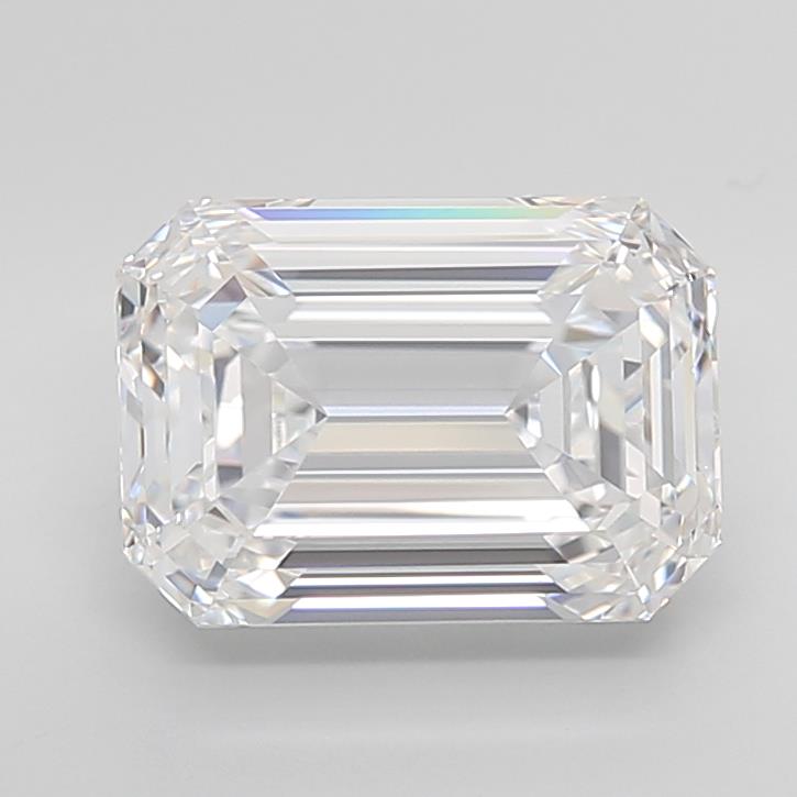 5.74 ct. emerald Lab Grown Diamond front image