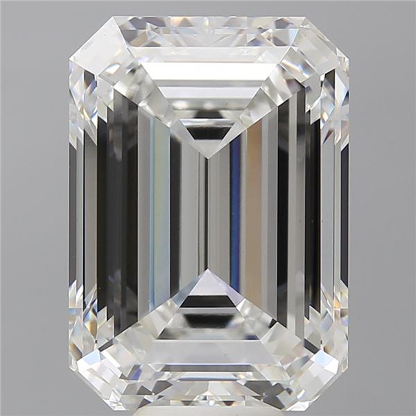 12.01 ct. emerald Lab Grown Diamond front image