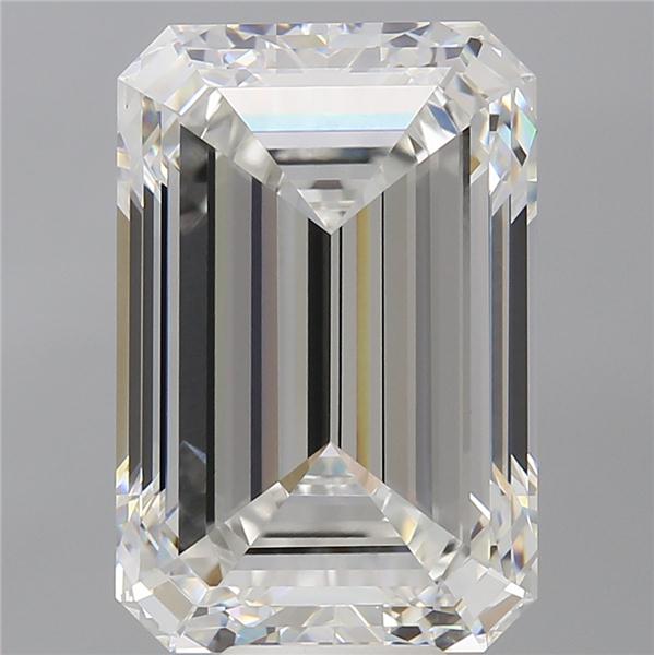 12.04 ct. emerald Lab Grown Diamond front image