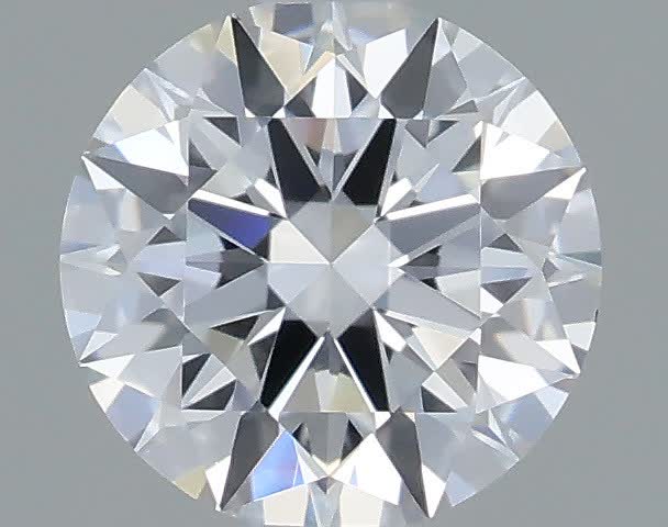 Actual 0.28 carat D Round lab-grown diamond
