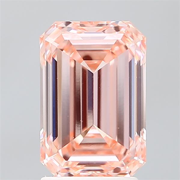 2.72 ct. emerald Lab Grown Diamond front image
