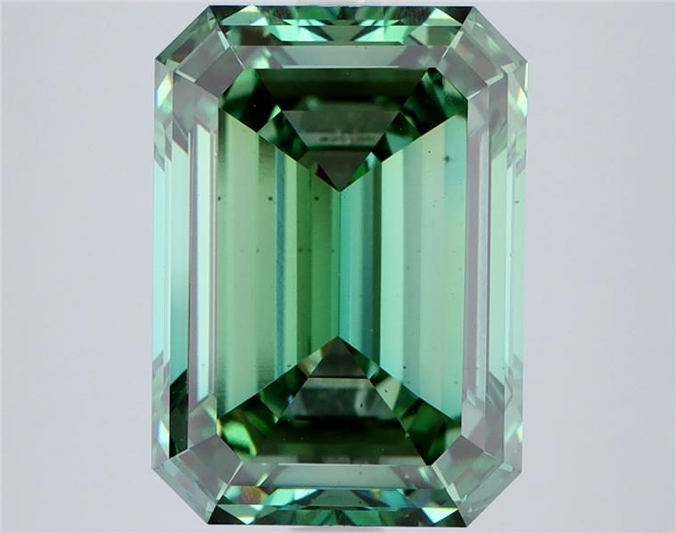 7.03 ct. emerald Lab Grown Diamond front image