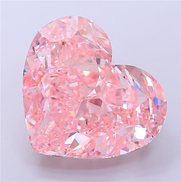 14.74 ct. heart Lab Grown Diamond front image