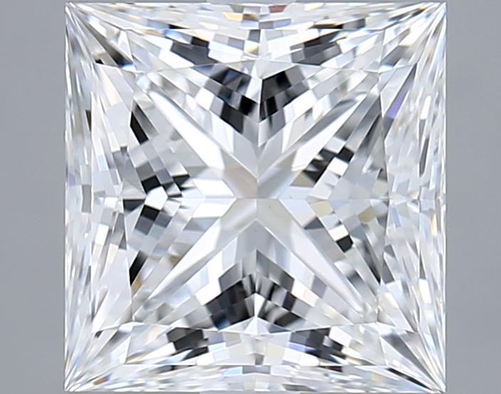 3.09 carat e VVS2 EX Cut IGI princess diamond