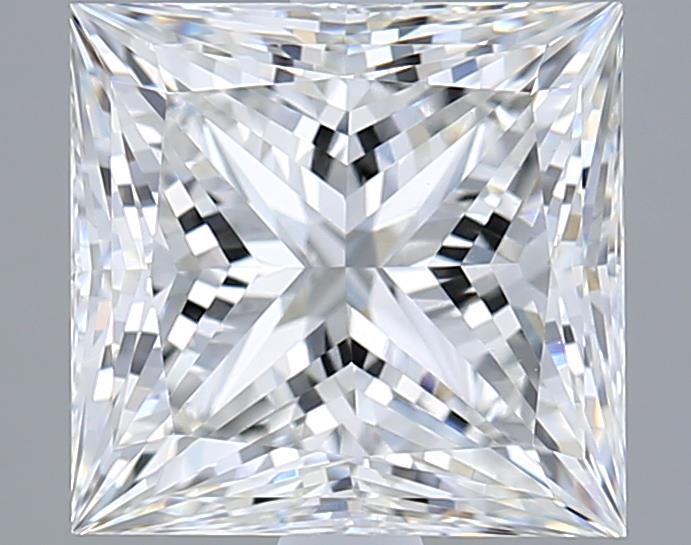 3.09 carat e VVS2 EX Cut IGI princess diamond