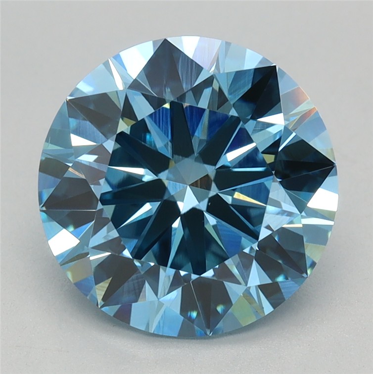 2.87 ct. round Lab Grown Diamond front image