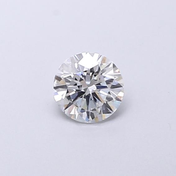 Actual 0.35 carat E VS2 Round lab-grown diamond