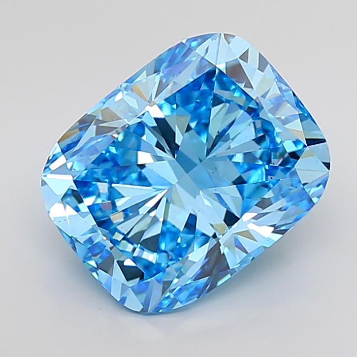 6.75 ct. cushion Lab Grown Diamond front image