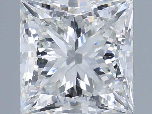 1.07 carat e VVS2 EX Cut IGI princess diamond