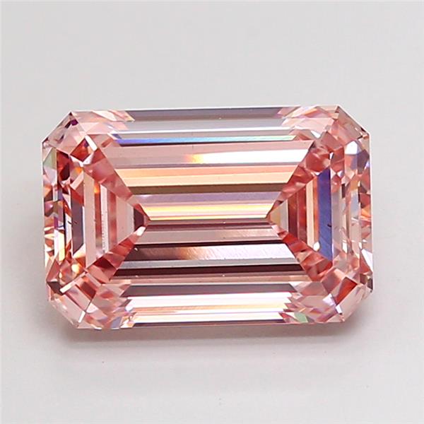 4.10 ct. emerald Lab Grown Diamond front image