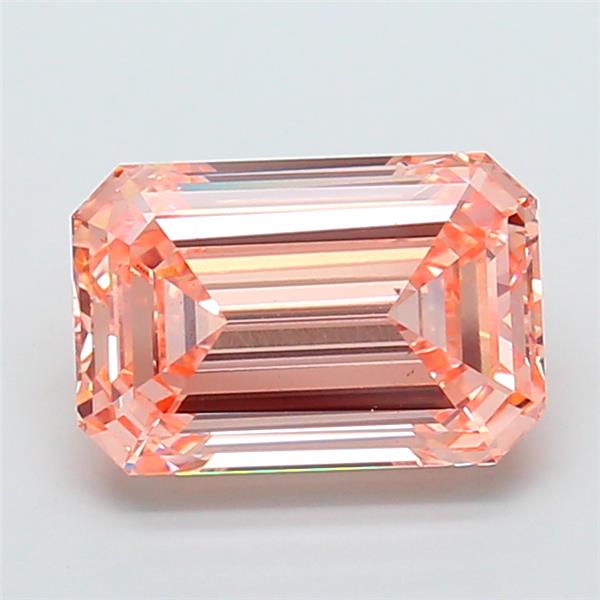 5.36 ct. emerald Lab Grown Diamond front image