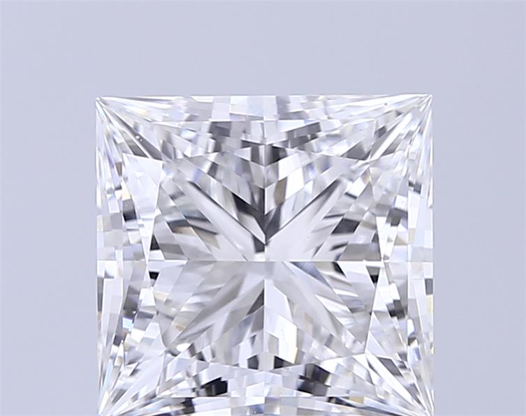 3.89 carat e VVS2 EX Cut IGI princess diamond