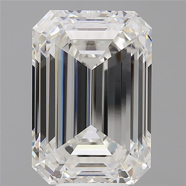 7.55 ct. emerald Lab Grown Diamond front image